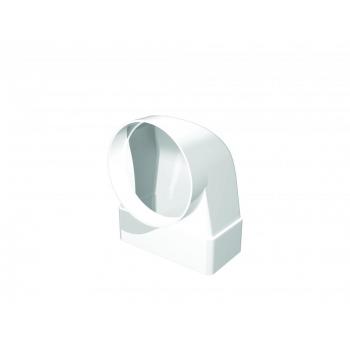 511СК10КП Соединитель 90гр прямоугольного канала 55х110 с круглым d100